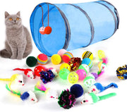 M JJYPET Juguetes para gatos, surtidos, bolas arrugadas para gato, gatito, gatito