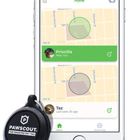 Pawscout - Registro inteligente para mascotas (Bluetooth, no GPS), perfil médico, correa virtual para mascotas al aire libre, rastreador de caminos, puntos de interés para mascotas, sin tasas mensuales - BESTMASCOTA.COM