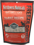 Northwest Naturals - Babero para gato seco al congelador, receta de conejo, 4 onzas - BESTMASCOTA.COM