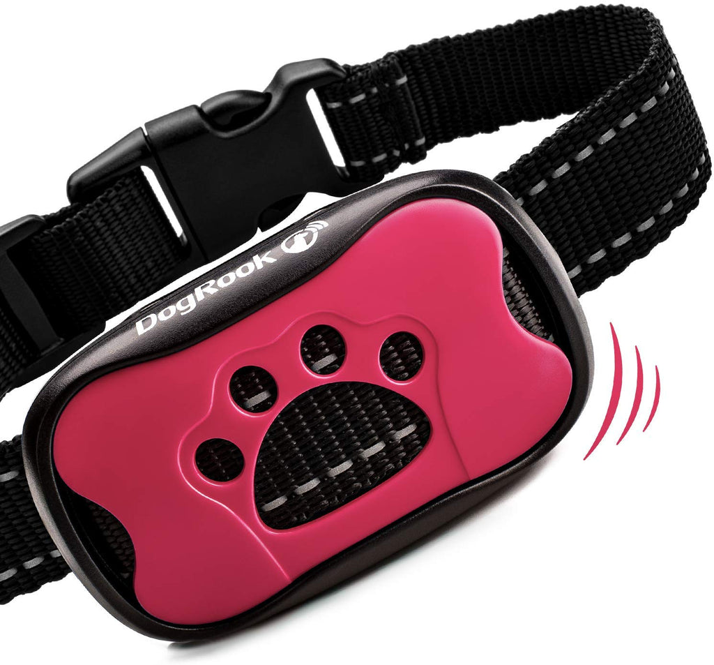 DogRook - Collar de corteza humano, sin choque, acción sin control remoto, modos de vibración y cuidado del sonido, para razas de perros pequeñas, medianas y grandes, sin daño, control de vibración reflectante - BESTMASCOTA.COM