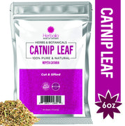 Catnip Leaf Cut and Sifted 6 oz, (Relaxing Tea & Digestive Aid) Bulk Catnip Tea in a Resealable Bag, Bulk - BESTMASCOTA.COM