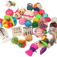 Paquete con juguetes para gatos variados, de Fashion's Talk, 20 piezas - BESTMASCOTA.COM