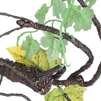 POPETPOP Reptiles Vines para escalada artificial selva curva rama terrario jaula Habitat decoración para lagarto araña camaleón serpientes gecko ranas pequeñas mascotas - BESTMASCOTA.COM