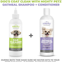 Limpiador de orejas de perro 4 en 1: solución de limpieza formulada por veterinarios + aloe vera para eliminar cera, residuos y olor en mascotas. Apoya las orejas propensas a la infección y reduce el temblor de la cabeza. Pepino fresco y melón, 8 oz - BESTMASCOTA.COM