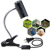 Aomryom Pinza de fijación de lámpara para reptiles y anfibios, iluminación de Hábitat y soporte ajustable, para uso de lámparas de calor para mascotas, color negro - BESTMASCOTA.COM