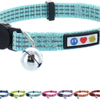 Pawtitas - Collar reflectante para gato con hebilla de seguridad extraíble - BESTMASCOTA.COM