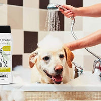Wahl Shed Control Champú para mascotas para derrames de animales y caspa – Limoncillo, salvia, avena y aloe para pelaje y piel saludables – 24 oz - BESTMASCOTA.COM