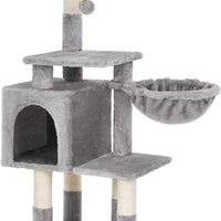 FEANDREA Árbol para gatos con postes rascadores cubiertos de sisal - BESTMASCOTA.COM