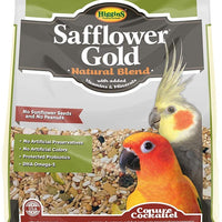 Higgins Safflower Gold Natural Food Mix for Conures & Cockatiels - BESTMASCOTA.COM