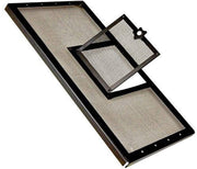 r-zilla srz100011875 Aire Fresco visualización Cover con puerta batiente para Pet Jaulas, 30 – 1/4 por 12 – 7/20,3 cm), color negro - BESTMASCOTA.COM