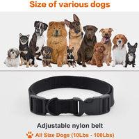 Petronics Collar de choque para perros, collar de entrenamiento de perro con mando a distancia, collar de corteza recargable para perros grandes, medianos y pequeños, collar E con estático, vibración, pitido y luz, 330 yardas, para 2 perros - BESTMASCOTA.COM