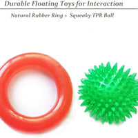 Conjunto de juguetes para perro pequeño, paquete de 6, balón, cuerda y juguetes para masticar para cachorro - BESTMASCOTA.COM