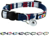 Pawtitas Collar de gato multicolor con hebilla de seguridad extraíble para gato, collar de gato - BESTMASCOTA.COM