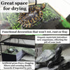 Turtle Platform for Aquarium - Floating Dock for Relaxation, Drying & Basking - Green, Rubber Foam Island Terrarium Décor - Great Spot for Heat Conduction - with 4 Suction Cups & 2 Brackets for Easy - BESTMASCOTA.COM