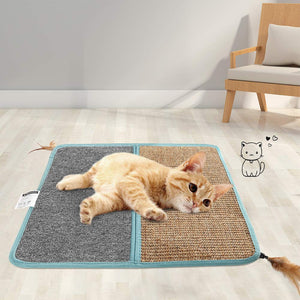 Starryfield - Alfombrilla rascadora para gatos, sisal natural, para gatos, garras y rascadores, para muebles de protección, juguetes para gatos - BESTMASCOTA.COM