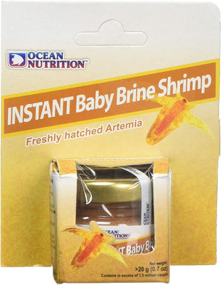 Camarón pequeño de salmuera, comida instantánea para peces, de Ocean Nutrition, (0,7 ozas). - BESTMASCOTA.COM