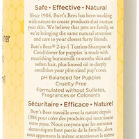Champú 2 en 1 Burts Bees para perrito, no irrita los ojos, paquete de de 2 - BESTMASCOTA.COM