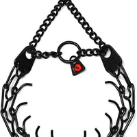 Herm Sprenger - Collar de entrenamiento para perro de acero inoxidable negro con cuello giratorio ultra Plus para mascotas, collar sin tirones para perros, collar de entrenamiento antitirones fabricado en Alemania - BESTMASCOTA.COM