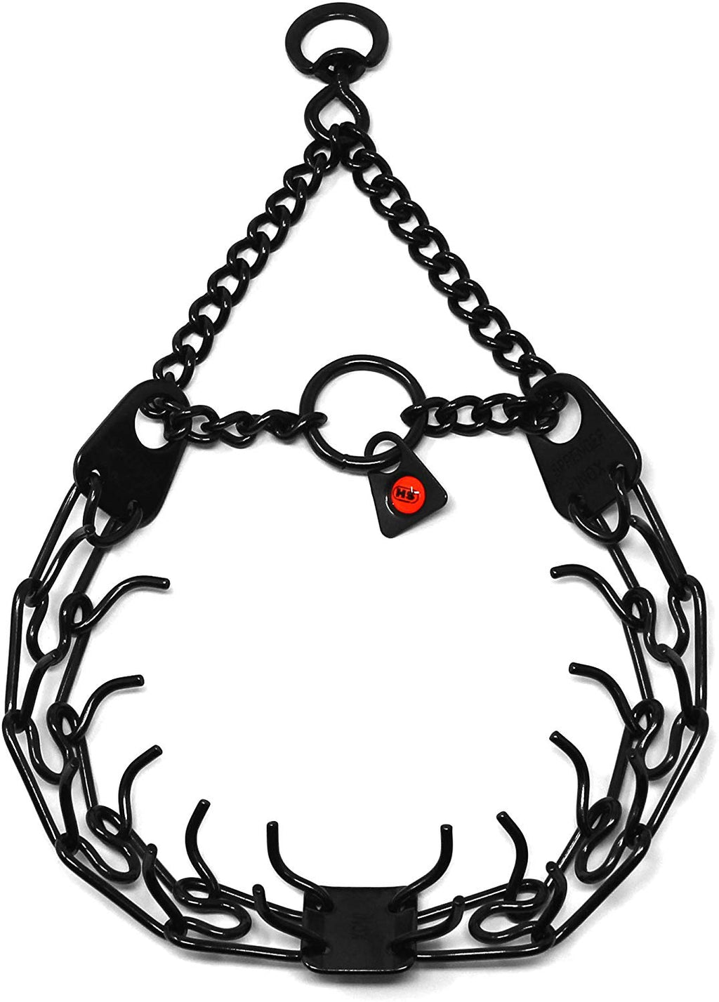 Herm Sprenger - Collar de entrenamiento para perro de acero inoxidable negro con cuello giratorio ultra Plus para mascotas, collar sin tirones para perros, collar de entrenamiento antitirones fabricado en Alemania - BESTMASCOTA.COM