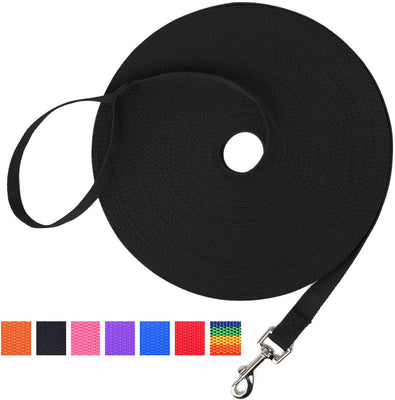 Hi Kiss - Correa de entrenamiento para perro/cachorro de obediencia para entrenamiento de agilidad – 15 ft 20 ft 30 ft 50 ft  – ideal para entrenamiento, juego, camping o patio trasero - BESTMASCOTA.COM