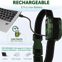 TBI Pro Collar de corteza de perro – Detección de ladridos inteligente profesional eficaz K9 – recargable con tres modos antipliegue: pitido, vibración para razas de perros pequeñas, medianas, grandes – IPx7 impermeable - BESTMASCOTA.COM