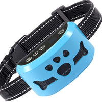 AHJDL Collar de corteza para perro, con efecto de corteza de perro, modo sin vibración, control de voz, collar de entrenamiento, con indicador LED y 7 sensibilidades, fácil de usar - BESTMASCOTA.COM