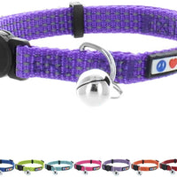 Pawtitas - Collar reflectante para gato con hebilla de seguridad extraíble - BESTMASCOTA.COM