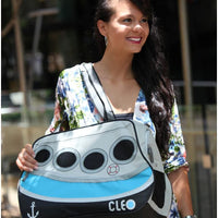 Cleo by teafco petoboat Airline Aprobado (19" Medium) Pet Carrier – Ocean Blue/Gray - BESTMASCOTA.COM