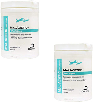 Dechra - 100 toallitas húmedas MalAcetic - BESTMASCOTA.COM