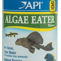 API ALGAE EATER WAFERS, Formulado para ayudar a los peces a usar más fácilmente nutrientes lo que significa menos residuos y agua limpia, alimentar dos veces al día la cantidad de alimentos que su pescado consumirá en 2 horas. - BESTMASCOTA.COM