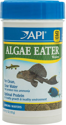 API ALGAE EATER WAFERS, Formulado para ayudar a los peces a usar más fácilmente nutrientes lo que significa menos residuos y agua limpia, alimentar dos veces al día la cantidad de alimentos que su pescado consumirá en 2 horas. - BESTMASCOTA.COM