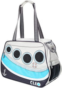 Cleo by teafco petoboat Airline Aprobado (19" Medium) Pet Carrier – Ocean Blue/Gray - BESTMASCOTA.COM