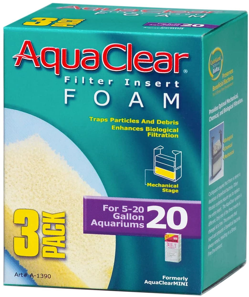 AquaClear Espuma Insertos, 3 paquetes - BESTMASCOTA.COM