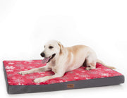 Petsure - Colchón ortopédico de Navidad para mascotas, para perros pequeños, medianos, grandes y gatos, con funda extraíble y lavable, resistente al agua, para cama de perro, 3 tamaños - BESTMASCOTA.COM