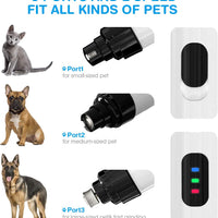 Belita Amy Dog Nail Grinder-Electric Dog Nail Trimmer Clipper, 2-Speed Low Noise Rechargeable Pet Nail Trimmer, Painless Paws Grooming and Smoothing for Small Medium Large Dogs and Cats - BESTMASCOTA.COM