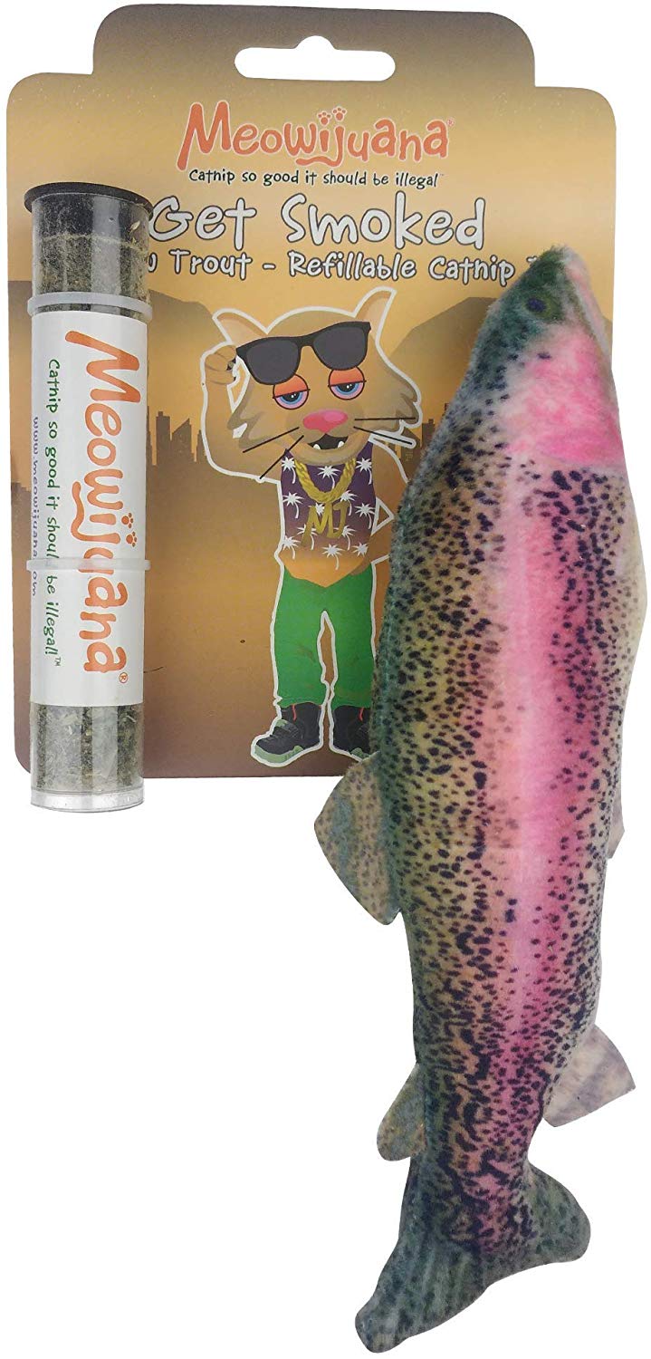 Meowijuana - Juguete para peces de gato rellenable - BESTMASCOTA.COM