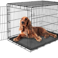 Carlson Pet Products - Caja de metal para perro con una sola puerta plegable y segura - BESTMASCOTA.COM