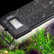 Higger Acuario Luz LED Programable, Full Spectrum Planta de Pescado Soportes Extensibles con Pantalla LCD de Configuración, IP68 Impermeable, 7 colores, 4 modos para jugadores Novices Avanzados - BESTMASCOTA.COM