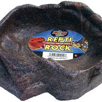 Zoo Med - Plato de agua para roca de reptiles, color puede variar - BESTMASCOTA.COM