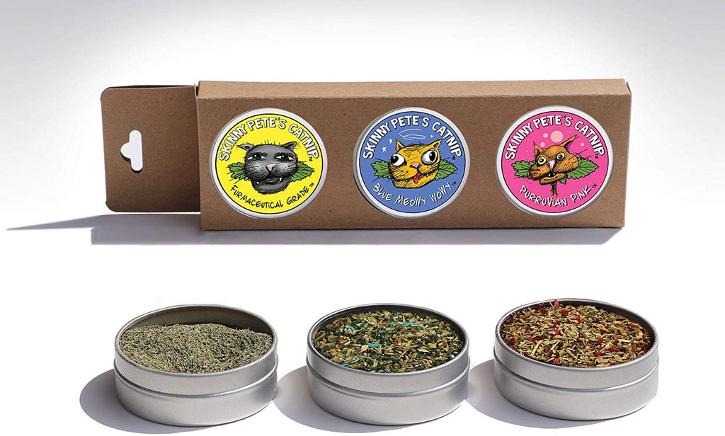 Juego de regalo de tres piezas de gourmet Catnip. - BESTMASCOTA.COM