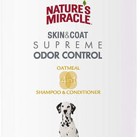 Nature's Miracle Supreme Odor Control Natural Oatmeal Dog Shampoo & Conditioner - BESTMASCOTA.COM