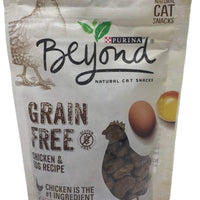 Purina más allá de grano última intervensión Cat aperitivos, Bundle Set de 2 sabores naturales (pollo y huevo Receta, Océano Whitefish & Egg – Receta, 2.1 oz cada uno) - BESTMASCOTA.COM