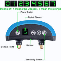 AHJDL Collar de corteza para perro, con efecto de corteza de perro, modo sin vibración, control de voz, collar de entrenamiento, con indicador LED y 7 sensibilidades, fácil de usar - BESTMASCOTA.COM