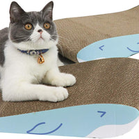 MSBC - Rascador de gato con gato, gato, almohadilla de reciclaje de corrugado, rascador de gato, cama de larga duración reversible - BESTMASCOTA.COM