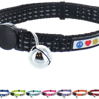 Pawtitas - Collar reflectante para gato con hebilla de seguridad extraíble - BESTMASCOTA.COM