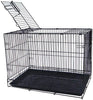 yml 20-Inch Animal Pequeño Con Orificio Alambre inferior rallar y negro bandeja de plástico, color blanco - BESTMASCOTA.COM