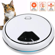 TDYNASTY Design - Alimentador automático para gatos, dispensador de alimentos para perros y gatos, alimentador para gatos hasta 5 comidas por día - BESTMASCOTA.COM