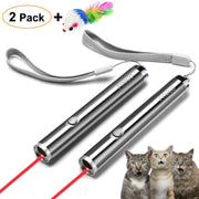 fynigo interactiva, juguetes, de gatos luz juguetes para gatos y perros, función 2 en 1 Rojo Puntero de luz/linterna LED, mascota Chaser juguetes para ejercicio (2 unidades) - BESTMASCOTA.COM