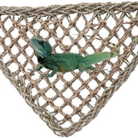 Seaweed - Hamaca de malla con diseño de lagarto, juguete para mascotas, tumbona para reptiles, cama colgante para pequeñas anoles de animales, dragones barbudos, geckos, iguanas, ermitaño, cangrejos, accesorios para reptiles. - BESTMASCOTA.COM