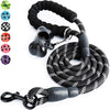 Toozey - Correa para perro de 4.9 ft, correa de cuerda con cómodo mango acolchado e hilos reflectantes, resistente correa trenzada para perros medianos y grandes - BESTMASCOTA.COM